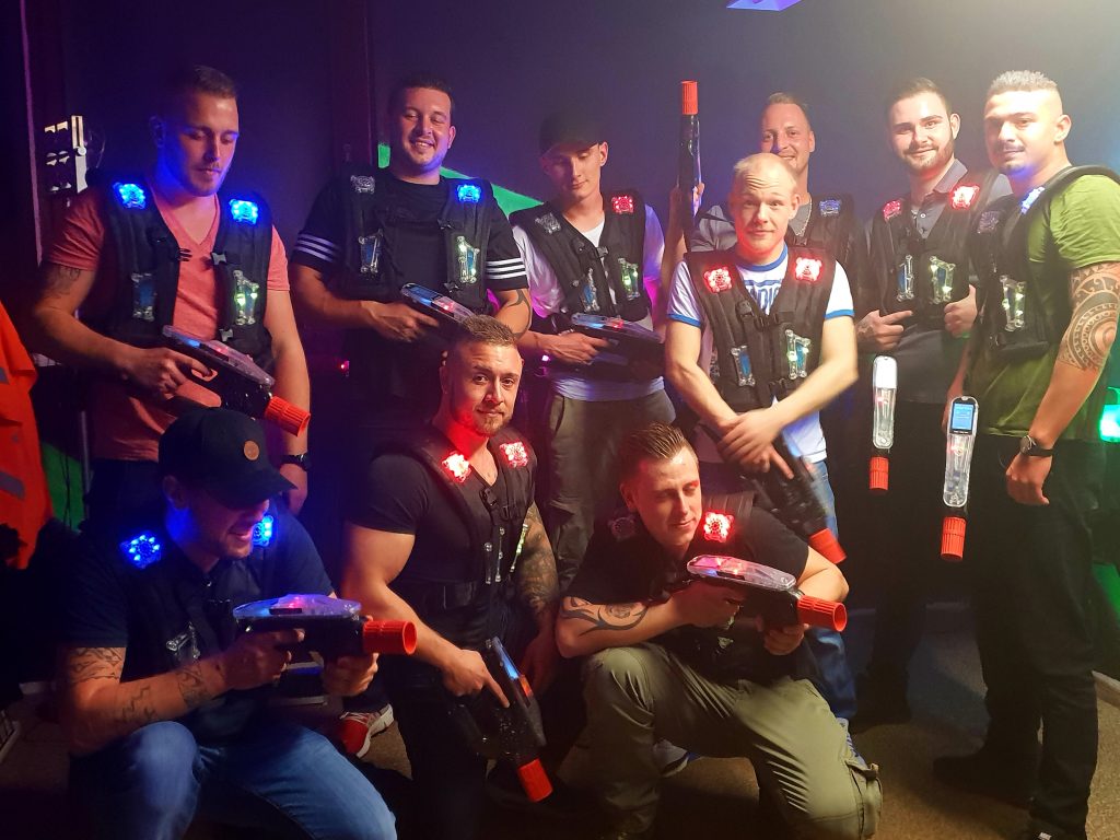 Lasertag Arena Abend