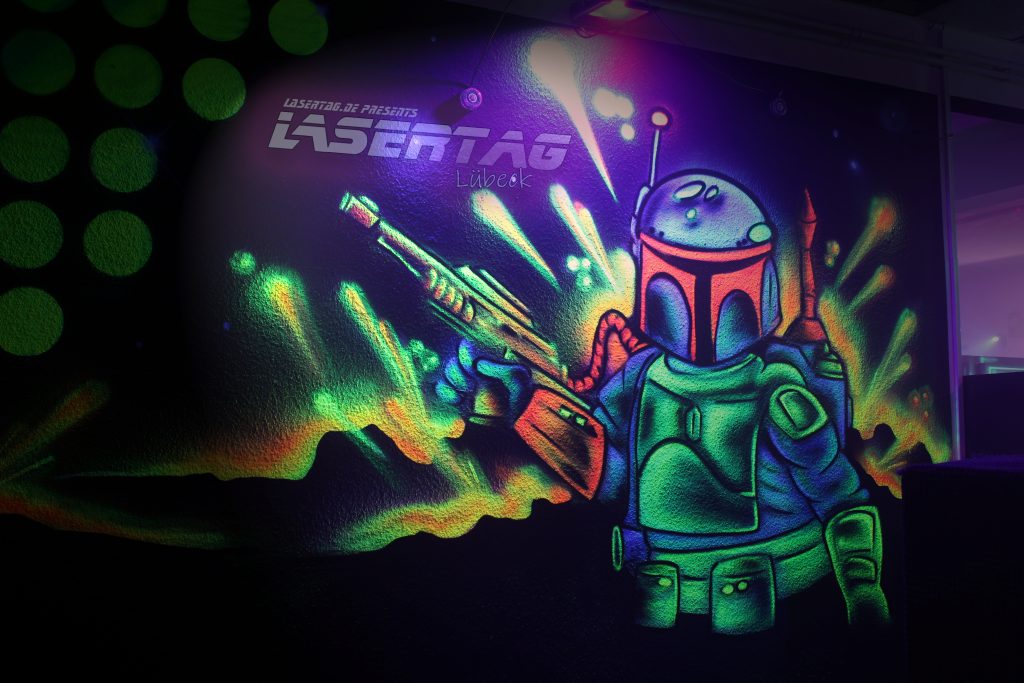 Lasertag Arena Spielbereich