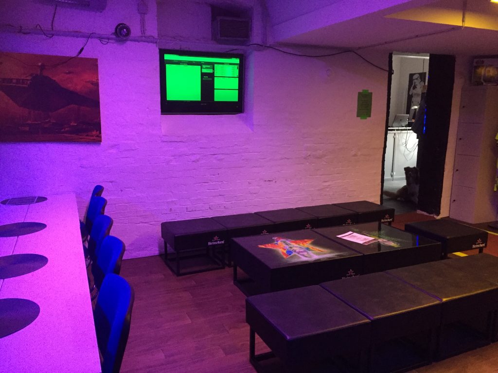 Lasertag Arena Bereich