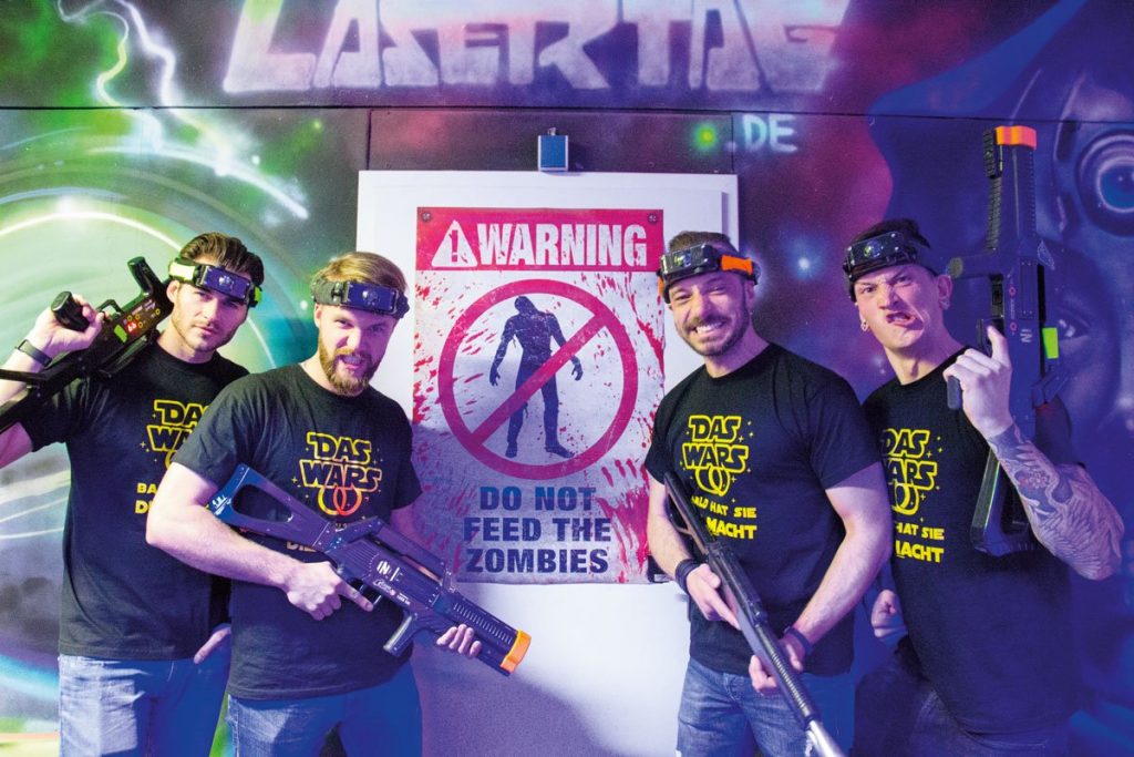 Lasertag Arena Grafik